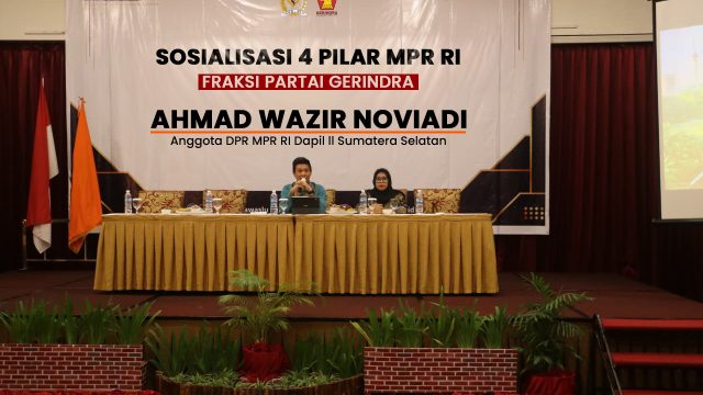 Anggota DPR RI, Ahmad Wazir Noviadi, kembali menggelar Sosialisasi Empat Pilar MPR RI di Kabupaten Ogan Ilir, Sumatera Selatan, Sabtu (13/9/2025) pagi.