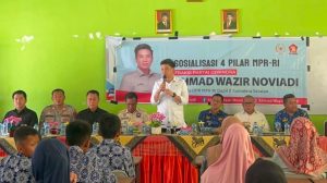 Anggota DPR RI Ahmad Wazir Ovi menggelar sosialisasi kebangsaan di Muara Kuang, Ogan Ilir (13/12/2025)