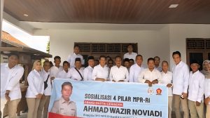 Ahmad Wazir Ovi menggelar Sosialisasi 4 Pilar MPR RI di Kecamatan Tanjung Batu, Kabupaten Ogan Ilir, Sumatra Selatan, Selasa (10/2/2026).