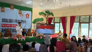 Anggota DPR RI Ahmad Wazir Noviadi kembali menggelar Sosialisasi Empat Pilar MPR RI di Kecamatan Lubuk Keliat, Kabupaten Ogan Ilir, Minggu (21/6).